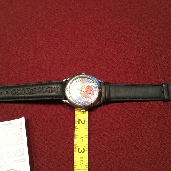 Limited edition 1998 m&m new in package watch, genuine leather band - Picture 3 of 8